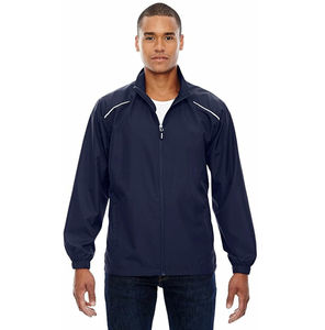 Blouson pour entraîneurs grande taille pour hommes Veste coupe-vent à capuche en polyester avec impression de logo personnalisée et veste de printemps et d'hiver en nylon à l'avant - Product Image 5