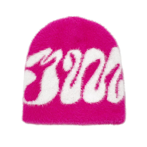 Gorros de punto de invierno Unisex, gorros suaves y cálidos con puños, gorros de punto acrílico grueso, gorros para deportes al aire libre - Product Image 4