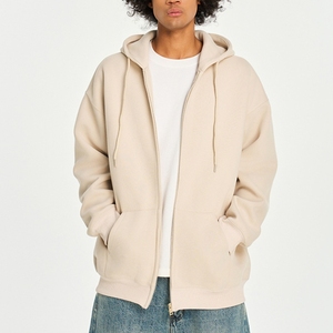 Sudadera con Capucha Extra Grande para Mujer, al por Mayor, Lisa, con Cierre, Gruesa, para Invierno - Product Image 5