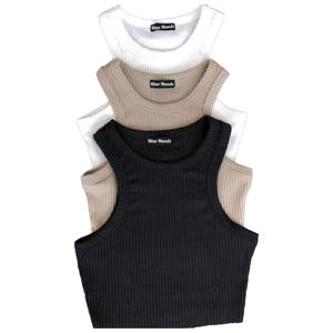 Offre Spéciale femmes haute qualité débardeurs séchage rapide respirant Viscose débardeurs o-cou femmes sport débardeurs avec des couleurs personnalisées - Product Image 1