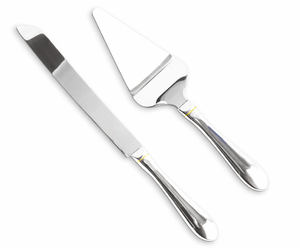 Servidor de Pastel de Acero Inoxidable de 2 Piezas Ecológico con Diseño Moderno Apto para Lavavajillas para Uso en Panaderías y Restaurantes - Product Image 2