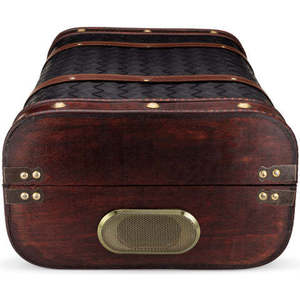 Vintage Wooden Suitcase Turntable <b>with</b> <b>Bluetooth</b> & USB (Model VT31) - Product Image 3
