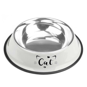 Cuencos de Metal hechos a mano para gatos, forma personalizada, antideslizantes, coloridos, antideslizantes, Estilo Vintage - Product Image 3