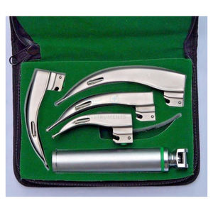 Ensemble de laryngoscope à fibre optique en acier durable, manuel, pour adultes et enfants, instrument de diagnostic de haute qualité - Product Image 1