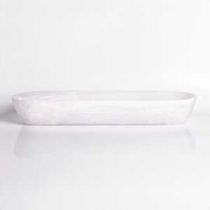 Ensemble de bol et plateau de service d'art en résine fait à la main de luxe avec finition époxy brillante parfaite pour la décoration de fête - Product Image 1