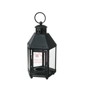 Farol de Metal con Acabado Negro Más Vendido, Farol Decorativo Hecho a Mano para Eid - Product Image 1