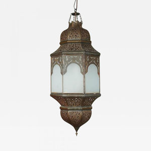 Lámpara colgante marroquí de metal hecha a mano, en tono cobre antiguo, para decoración del hogar y hoteles, al mejor precio. - Product Image 2