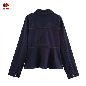 Chaqueta Vaquera para Mujer, Diseño Clásico, Tela Suave, Calidad Duradera, Fabricante de Ropa OEM y ODM - Product Image 2