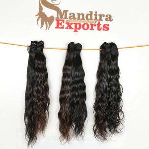 Extensiones de Cabello Humano 100% Natural, Crudo, Sin Procesar, Color Negro Virgen, Ondulado, en Paquetes, Cabello Vietnamita Barato al por Mayor - Product Image 3