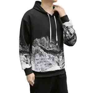 Personalizado de los hombres de peso pesado Regular Fit sólido Sudadera con capucha 100% algodón francés Terry ecológico transpirable invierno Essentials - Product Image 3