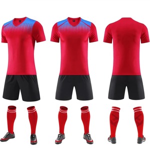 ชุดกีฬาแขนสั้นสำหรับเด็กชุดฝึกวิ่งชุดเล่นฟุตบอลสำหรับเด็กผู้ใหญ่ใหม่ - Product Image 4