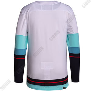 Camiseta de Hockey sobre Hielo Personalizada Premium Sibrin del Equipo de Seattle | 100% poliéster, número de equipo personalizado, todos los tamaños |   Camisetas de Hockey de Equipos de EE. UU. - Product Image 6
