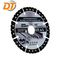 Disco de Corte Multiusos de Diamante Soldado al Vacío de Alta Resistencia DT de 115 mm para Varilla Corrugada, Acero, Hierro, Piedra, PVC, Amoladora Angular