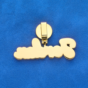 Colgante personalizado de moissanita estilo hip hop con nombre y rostro de caricatura, en tono oro amarillo, con letras incrustadas, para hombre, estilo de lujo. - Product Image 4