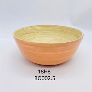 2023 nouveau bol à soupe en bambou jetable écologique ustensile de cuisine naturel vaisselle pour la fête vendu au Vietnam - Product Image 3