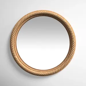 Espejo de pared de cuerda de la mejor calidad, moderno, personalizado, Color y tamaño para el hogar, dormitorio, sala de estar, decoración de pared, precio al por mayor, India - Product Image 2