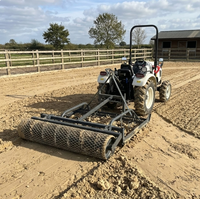 Niveleuse de terrain économique pour UTV/quad avec dents à ressort et rouleau de finition pour piste d'entraînement