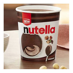 Crème glacée Nutella 470ml, délice glacé crémeux de qualité supérieure au goût emblématique de chocolat et de noisette pour le dessert - Product Image 1