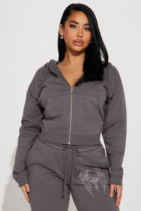 2023 High Quality Custom Sweatsuits <b>Women</b> 2 Piece 460 GSM 100% Cotton Jogging Suits Sweat Suit Blank Tracksuit for <b>Women</b> - Product Image 2