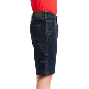 Service OEM Prix de gros Shorts en jean pour hommes personnalisés Nouvelle arrivée Shorts en jean pour hommes de marque privée - Product Image 5