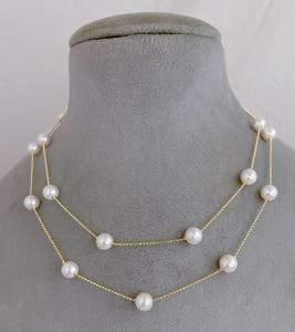 Ensemble de pendentifs élégants à double couche pour femmes et filles, chaîne de conception de perles mignonnes pour un usage quotidien et des célébrations de fête - Product Image 3