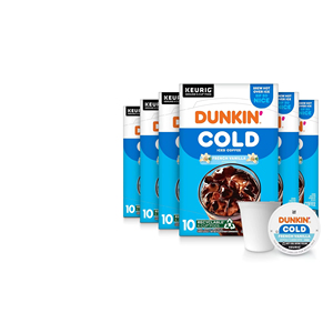 Café Frío con Sabor a Vainilla Francesa Dunkin', 60 Cápsulas Keurig K-Cup - Product Image 1
