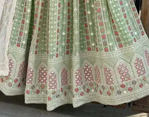 Лидер продаж, одежда для свадьбы и вечеринки, женская одежда Lehanga Choli от индийского поставщика, доступна по оптовой цене