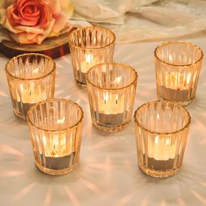 Vela Decorativa Navideña Personalizada de Color Ecológico, Vela de Té en Recipiente de Vidrio Impreso por MS Handicraft - Product Image 2