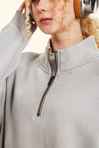 Ensemble de pulls à capuche unisexe Offre Spéciale coton denim lavé avec logo personnalisé, fermeture éclair à capuche surdimensionnée 500gsm, teint uni - Product Image 2