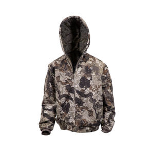 Veste de chasse d'hiver silencieuse pour homme, respirante, imperméable, col montant, logo frontal, pour le tir à l'arc, la chasse au cerf - Product Image 2