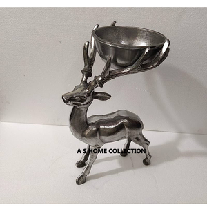 Conception en forme d'arbre couleur dorée décorative la plus fantaisie en aluminium métal dernière nourriture fruits collations bol de service - Product Image 4