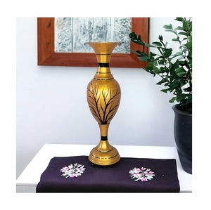 Jarrón Decorativo Vintage de Aluminio, Jarrones Ornamentales Clásicos para Dormitorio, Sala de Estar, Oficina y Exhibición de Arte - Product Image 1