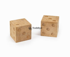 Dés en bois polyédriques artisanaux, 7 pièces, écologiques, durables, de luxe, naturels, pour les collectionneurs de jeux de société RPG, Tradebyd - Product Image 1