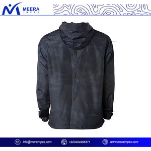Chaqueta cortavientos impermeable ligera con capucha para hombre, abrigo elegante transpirable a la moda para deportes al aire libre y correr en invierno - Product Image 5