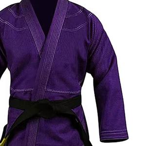 Servicio OEM, Venta Caliente, Uniforme de Jiu Jitsu y Karate Personalizado con Logotipo Frontal, Transpirable, de Algodón, Manga Larga, Venta al por Mayor de Artes Marciales para Hombre - Product Image 6