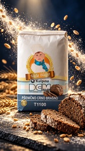 แป้งสาลีดำคุณภาพสูง DEM Kulpin Certified T1100 บรรจุถุง 25 กก. สำหรับทำเบเกอรี่ เกรดมาตรฐาน อายุการเก็บรักษา 12 เดือน - Product Image 3