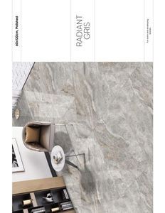 กระเบื้องพอร์ซเลนเคลือบผิวสดใสดีไซน์อิตาลีกันลื่นทันสมัยสำหรับวิลล่ามอลล์โรงเรียนโรงแรมห้องใช้งานต้านเชื้อแบคทีเรีย - Product Image 1