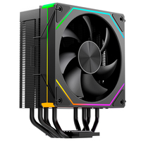 Refroidisseur d'air pour processeur XINMAI avec affichage numérique de la température, 4 caloducs, ventilateur PWM ARGB de 120 mm pour PC de jeu LGA1851 1700 AM5