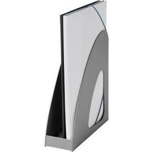 Organisateur de magazines HAN Re-LOOP, 100% polypropylène recyclé, gris foncé, dimensions 7,6 x 25,6 x 23,9 cm (L x H x P), compatible DIN - Product Image 3