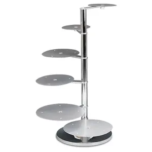 Unique Style Plate Stand in Stainless Steel with Silver Finished Perfect for Kitchenware Storage and Elegant <b>Tabletop</b> <b>Display</b> - Product Image 2