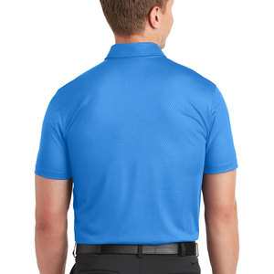 Polo de solapa de golf liso de manga corta con cuello redondo de alta calidad para hombre - Product Image 5