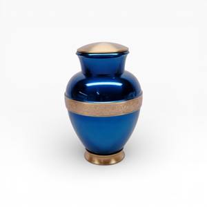 Urna Funeraria con Diseño de Cabaña en un Bosque Oscuro y Pesca, con Arte de la Naturaleza Nocturna y Tapa Segura para Exhibir Cenizas Conmemorativas - Product Image 6