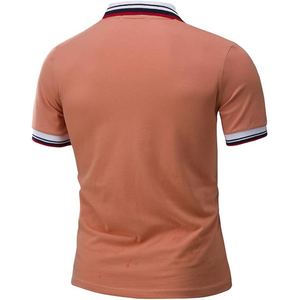Hombres peso pesado de gran tamaño para Polos 100% algodón Streetwear camiseta personalizada impresa patrón sólido ropa fabricada - Product Image 2