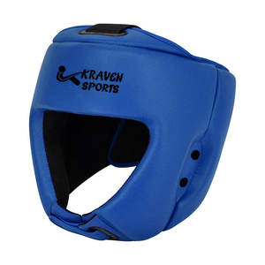 ที่ป้องกันศีรษะทำจากหนังความยาวปกติชุดกีฬาสำหรับฝึกมวยมืออาชีพ - Product Image 1