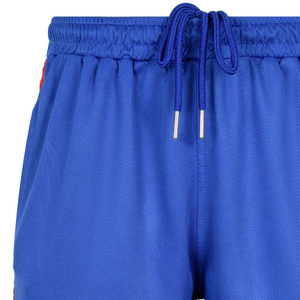 Personnalisé personnalisable 100% Polyester réversible Basketball Shorts pas cher Bermuda Shorts cordon fermeture avant Logo tricoté - Product Image 2