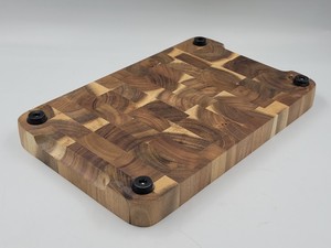 Juego de 3 tablas de cortar de madera de tamaño completo S M L con soporte de madera y cajas de madera hechas en Vietnam - Product Image 4