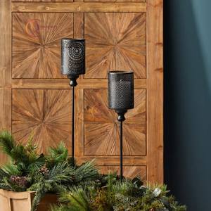 Vaisselle Bougeoir Bougeoir en Métal Logo Personnalisé Disponible Pot à Bougie Unique Fournitures d'Éclairage Moderne de l'Inde - Product Image 6