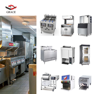 Set di attrezzature da cucina Fast Food professionale KFC McDonald per hamburger ristorante di pollo fritto - Product Image 3