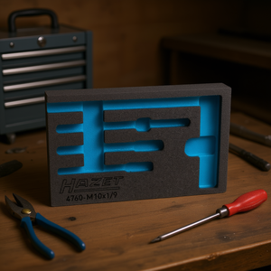 Inserto de Espuma Suave de 2 Componentes para Caja de Herramientas Hazet 4760-M 10 X 1/9 - Product Image 3