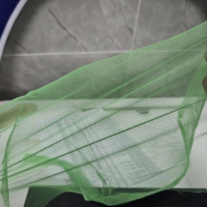 Polyester lưới dệt kim đồng bằng nhuộm váy vải tuyn vải dệt nguyên liệu chất lượng cao nhẹ váy lưới chống muỗi 32gsm - Product Image 4